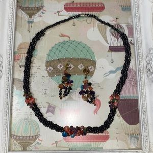 Beautiful necklace and earrings